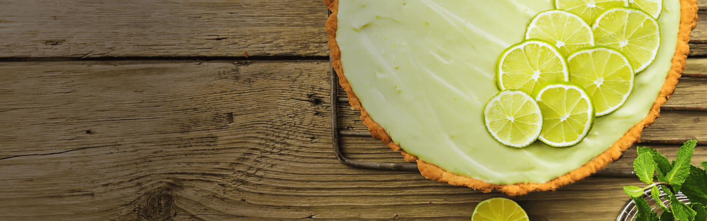 Key Lime Pie made with Lactaid lactose-free milk
