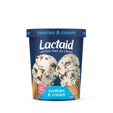 Lactaid Cookies and Cream Lactose-Free Ice Cream