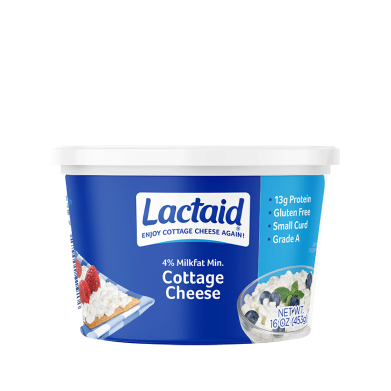  Lactaid Cottage Cheese front of Package