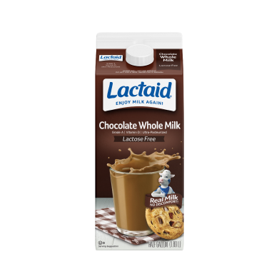 Lactaid Chocolate Milk Front of Package