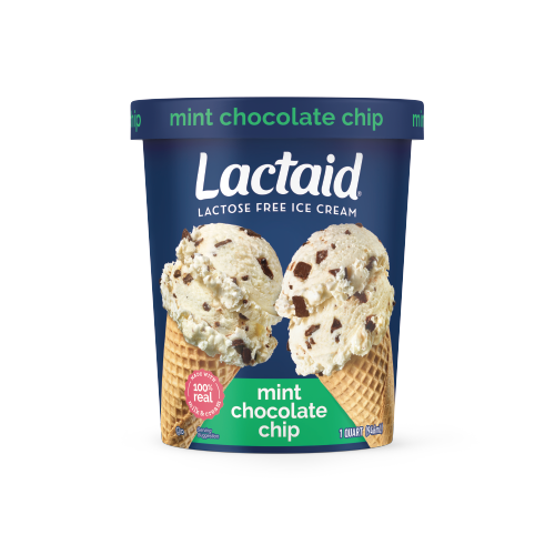 Lactaid mint chocolate chip lactose-free ice cream