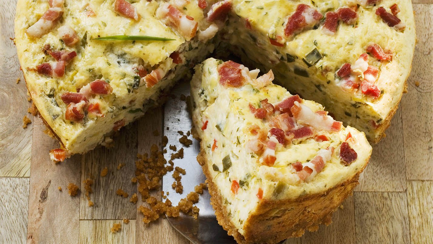 Lactose-free quiche lorraine made with LACTAID®
