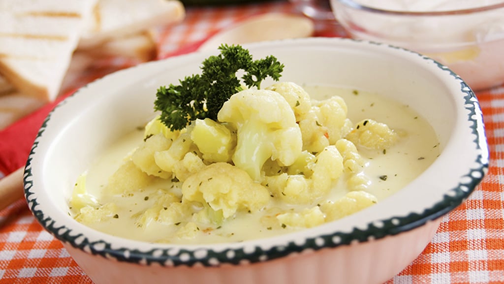 Cauliflower in Creamy Garlic Sauce Recipe Made with LACTAID® Milk