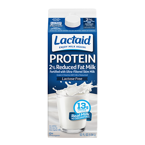 Lactaid High Protein 2% Milk Front of Package