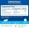 Lactaid original strength lactase enzyme supplement caplets supplement facts table and directions