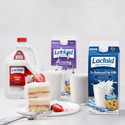 Multiple Lactaid Milk Packaging Images