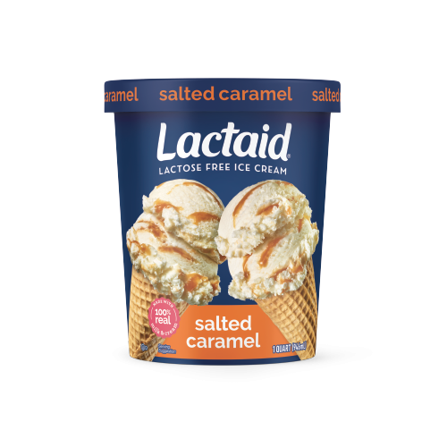 Lactaid salted caramel lactose-free ice cream