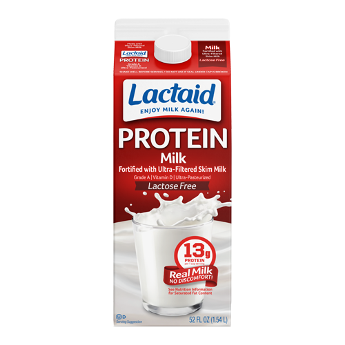 Lactaid High Protein Whole Milk Front of Package