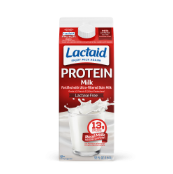 Leche LACTAID con proteínas