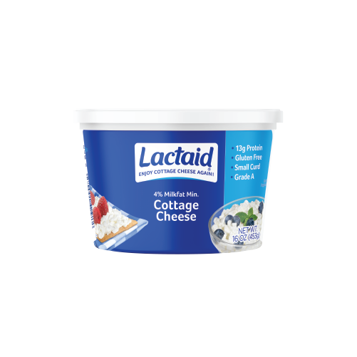 Lactaid lactose-free 4% milkfat cottage cheese 