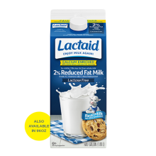 Lactaid Calcium Enriched 2% Milk Front of Package