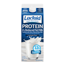 Lactaid High Protein 2% Milk Front of Package 