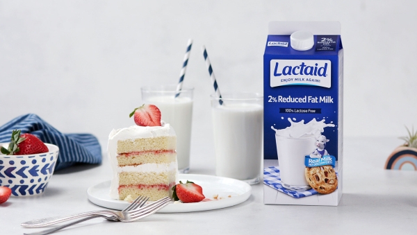 Strawberry Shortcake and Homemade Jam made with Lactaid®