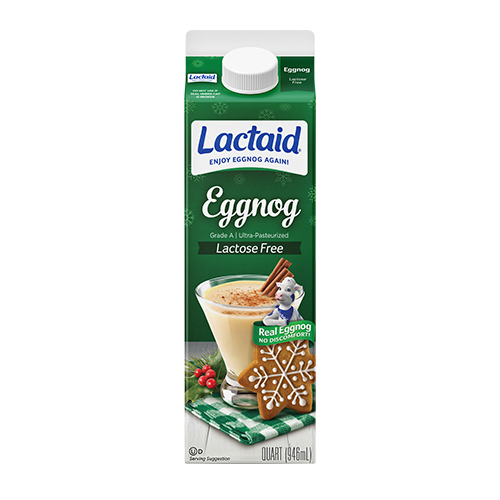 Lactaid Lactose-Free Eggnog Front of Package